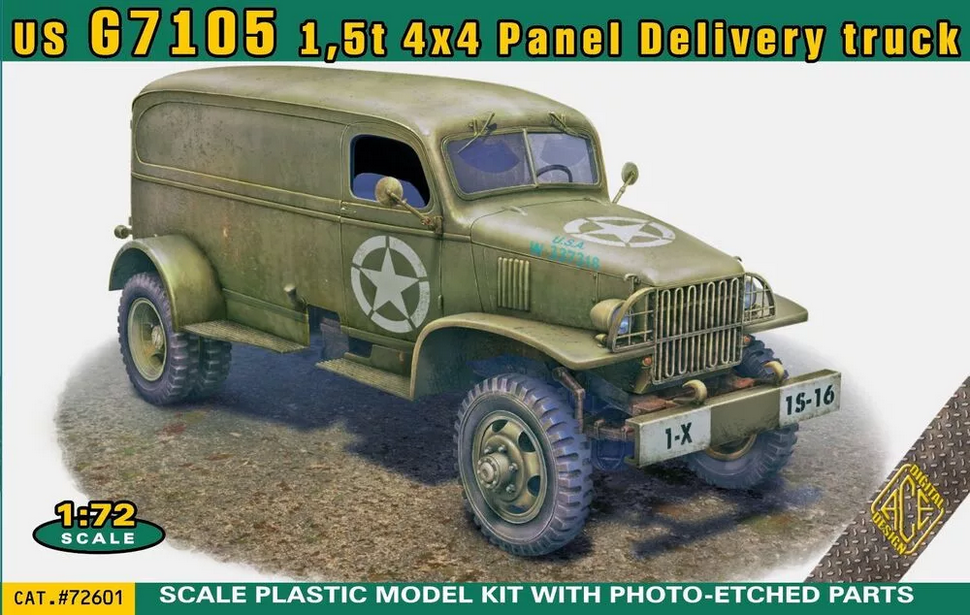 US G7105 1,5t 4x4 Panel Delivery Truck - ACE 1/72