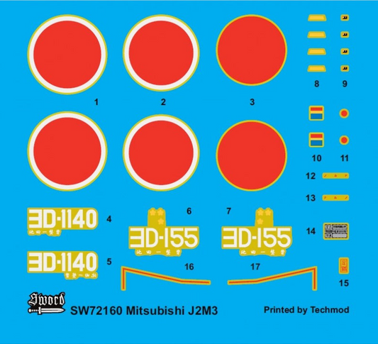 J2M3 Raiden - SWORD MODELS 1/72