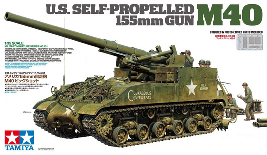 U.S. Self-Propelled 155mm Gun M40 - TAMIYA 1/35