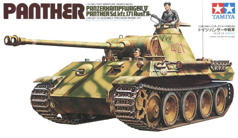 Panther Panzerkampfwagen V Panther (Sd.kfz. 171) Ausf. A - TAMIYA 1/35