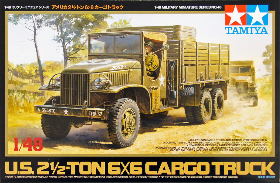 U.S. 2 1/2-Ton 6x6 Cargo Truck - TAMIYA 1/35