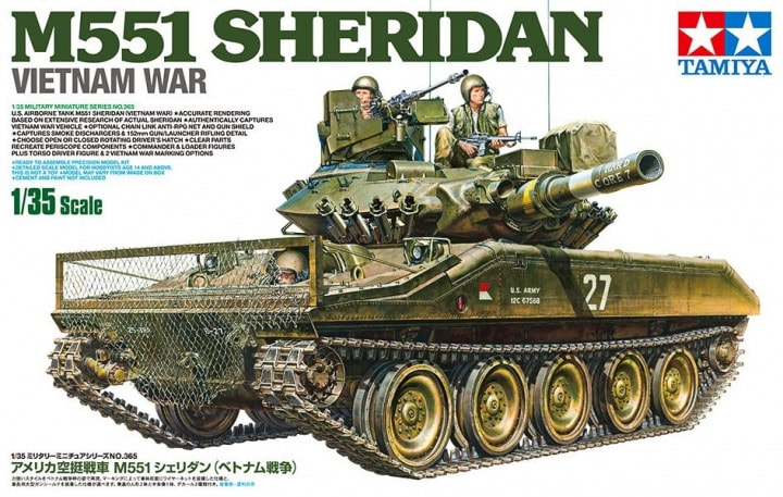 M551 Sheridan Vietnam War - TAMIYA 1/35