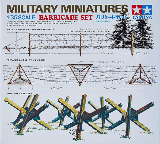 Barricade Set - TAMIYA 1/35