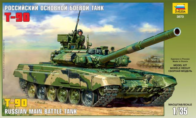 Russian Main Battle Tank T-90 - ZVEZDA 1/35