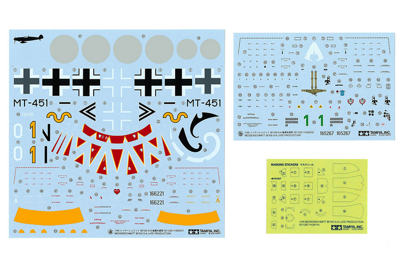 Messerschmitt Bf109 G-6 Late production - TAMIYA 1/48