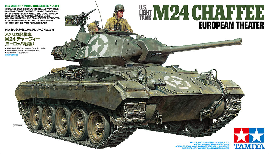 M24 Chaffee U.S. Light Tank [European Theater] - TAMIYA 1/35