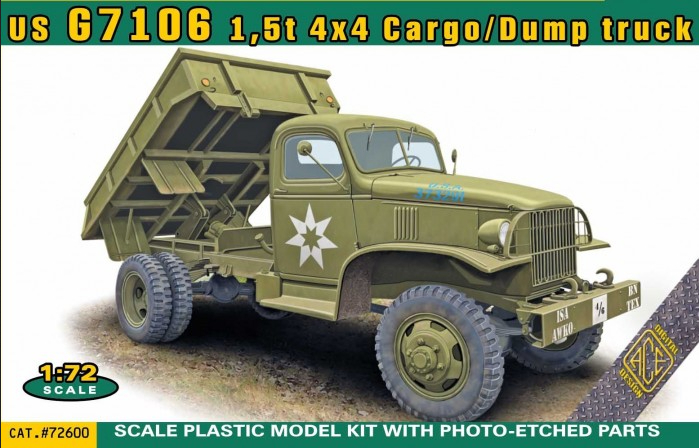 US G7106 1,5t 4x4 Cargo/Dump Truck - ACE 1/72