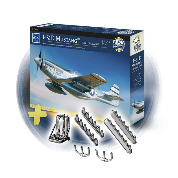 P-51D Mustang [Very Long Range] - ARMA HOBBY 1/72