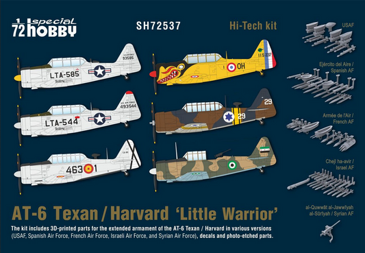 AT-6 Texan / Harvard "Little Warrior" | Hi-Tech kit (6 décos) - SPECIAL HOBBY 1/72