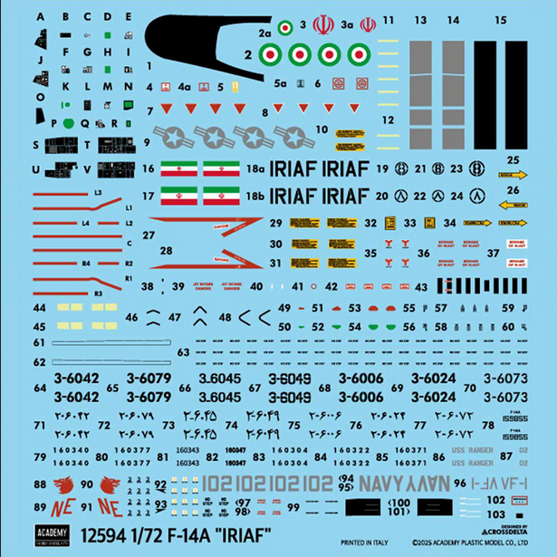 F-14A "IRIAF" - ACADEMY 1/72