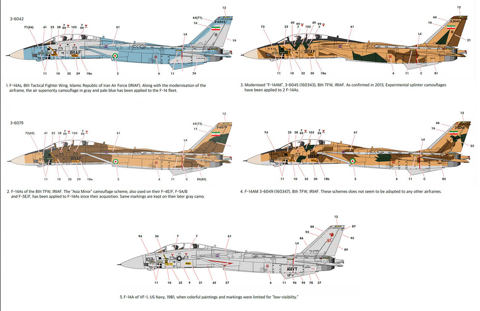 F-14A "IRIAF" - ACADEMY 1/72