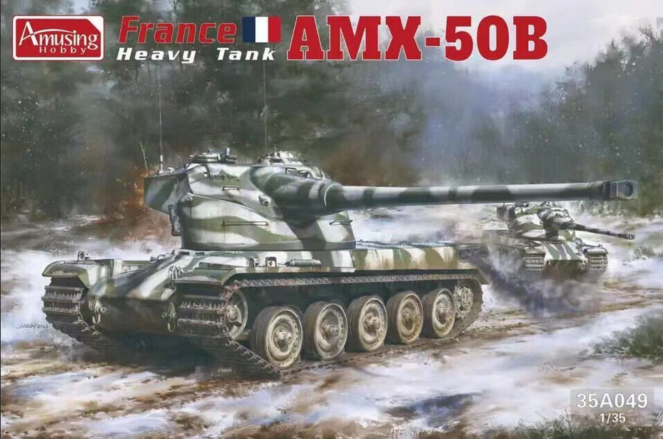 AMX-50B French Heavy Tank - AMUSING HOBBY 1/35
