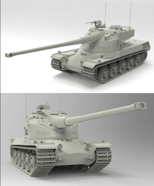 AMX-50B French Heavy Tank - AMUSING HOBBY 1/35