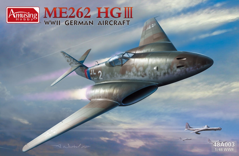 Me262 HG III - WWII German Aircraft - AMUSING HOBBY 1/48