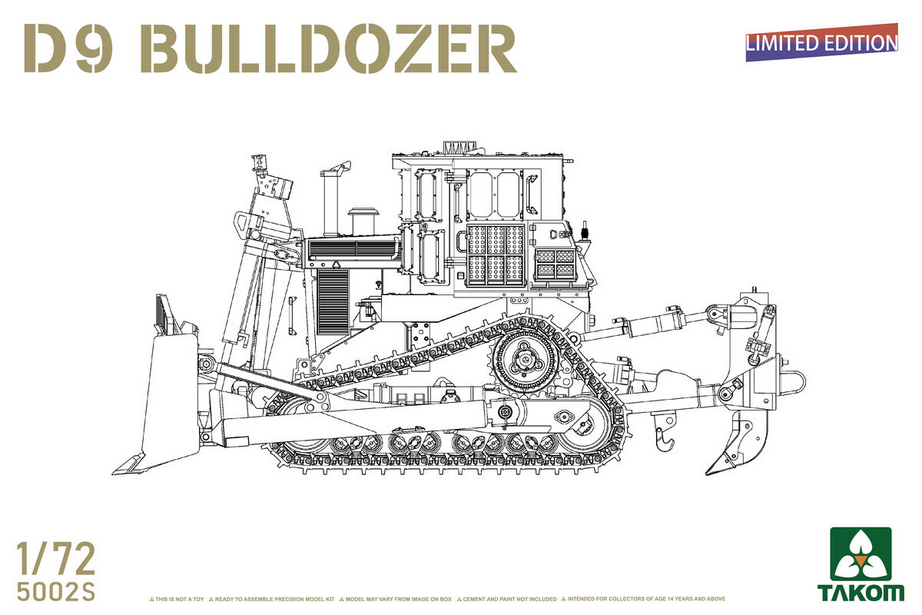 D9 Bulldozer - TAKOM 1/72