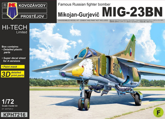 Mikoyan-Gourevitch MiG-23BN [Famous Russian Fighter Bomber] - KP MODELS 1/72