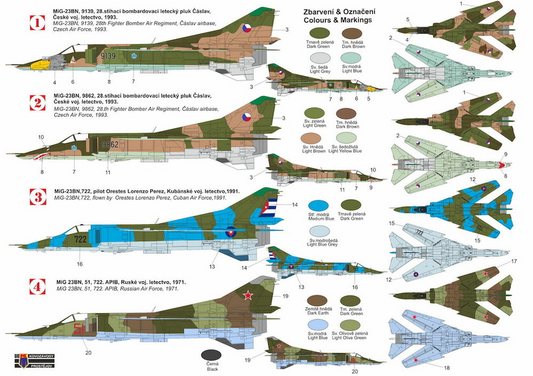 Mikoyan-Gourevitch MiG-23BN [Famous Russian Fighter Bomber] - KP MODELS 1/72