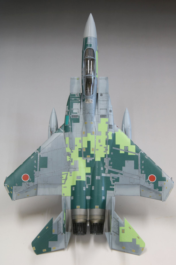 JASDF F-15DJ Aggressor Digital Green Camouflage - FINEMOLDS 1/72