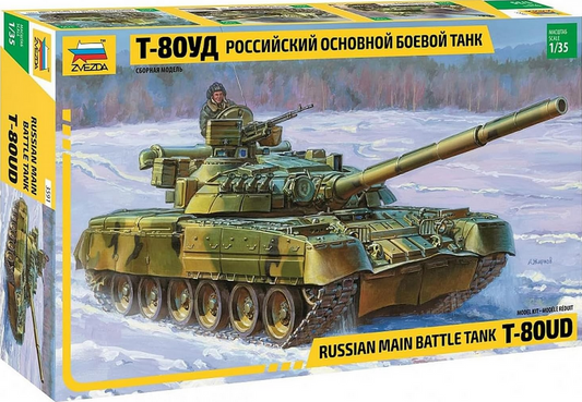 Russian Main Battle Tank T-80UD - ZVEZDA 1/35