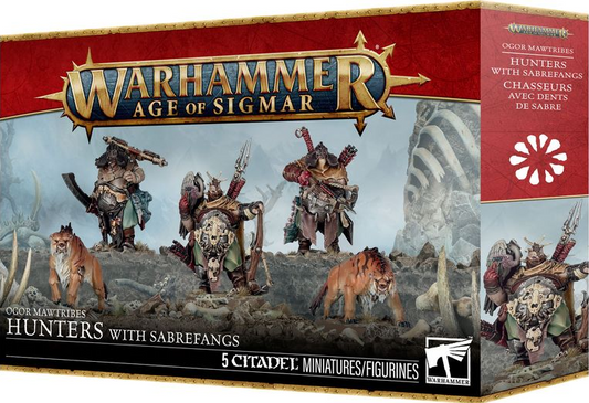 Hunters with Sabrefangs - Ogor Mawtribes - WARHAMMER AGE OF SIGMAR / CITADEL