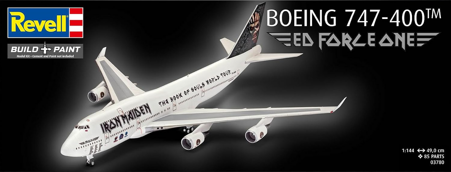 Boeing 747-400 [Ed Force One] Iron Maiden - REVELL 1/144