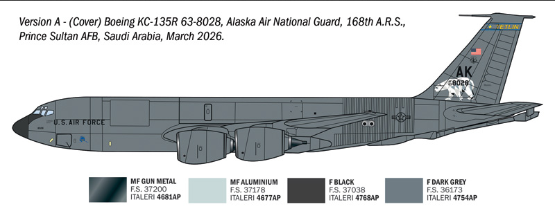 KC-135 R/FR Stratotanker - ITALERI 1/72