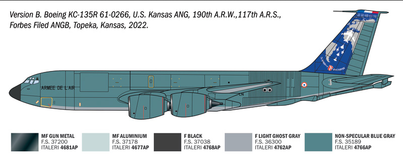 KC-135 R/FR Stratotanker - ITALERI 1/72