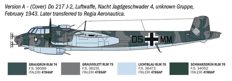 Dornier Do 217 J-1/J-2 Nachtjäger - ITALERI 1/72