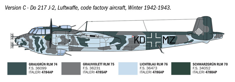 Dornier Do 217 J-1/J-2 Nachtjäger - ITALERI 1/72