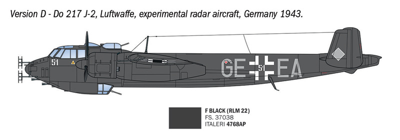 Dornier Do 217 J-1/J-2 Nachtjäger - ITALERI 1/72