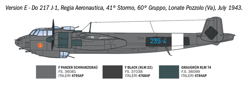 Dornier Do 217 J-1/J-2 Nachtjäger - ITALERI 1/72