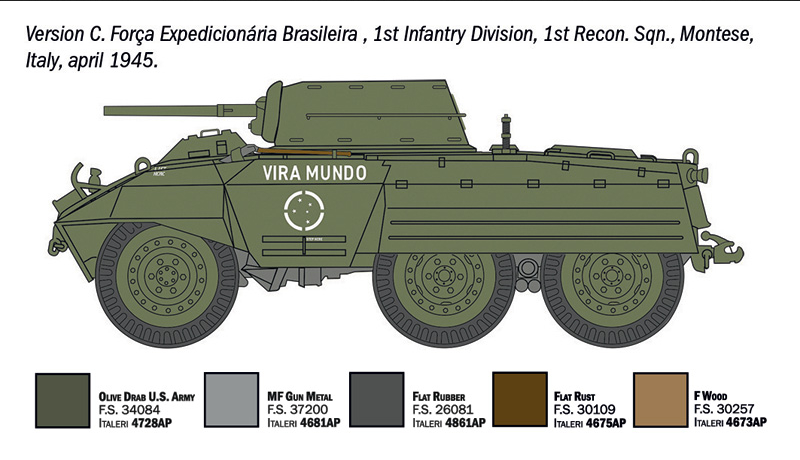 M8 Greyhound / M20 Armoured Utility Car - ITALERI 1/72