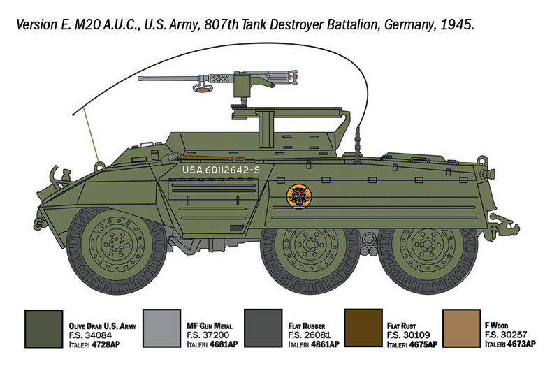 M8 Greyhound / M20 Armoured Utility Car - ITALERI 1/72