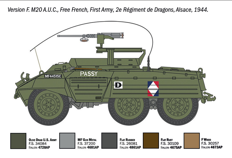 M8 Greyhound / M20 Armoured Utility Car - ITALERI 1/72
