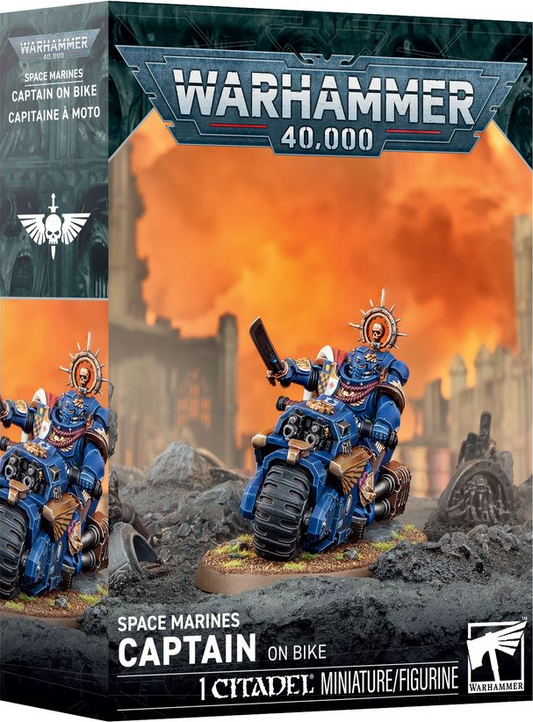 Captain on Bike - Space Marines - WARHAMMER 40.000 / CITADEL
