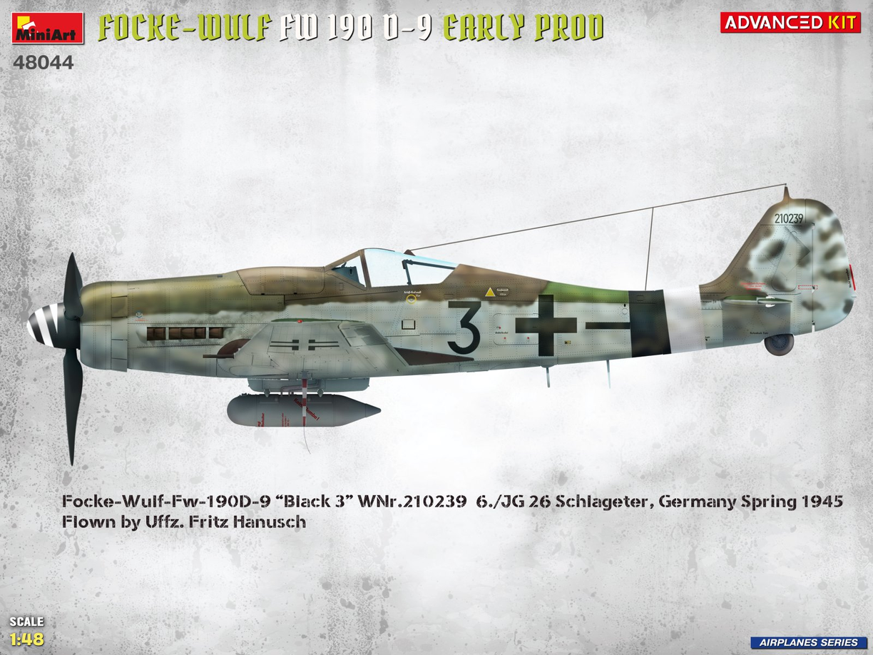 Focke-Wulf Fw 190D-9 [Early Prod.] - Advanced Kit - MINIART 1/48