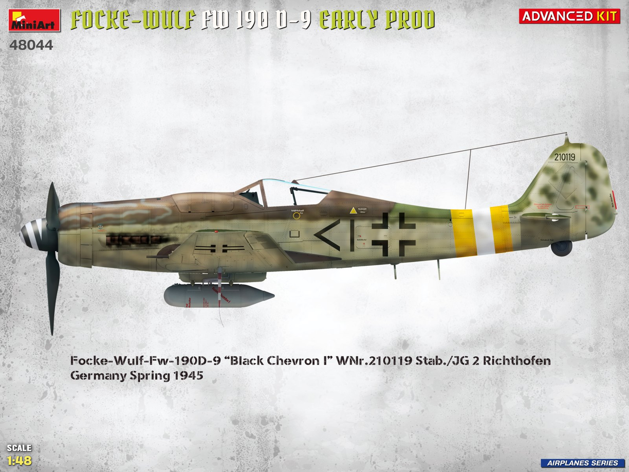 Focke-Wulf Fw 190D-9 [Early Prod.] - Advanced Kit - MINIART 1/48
