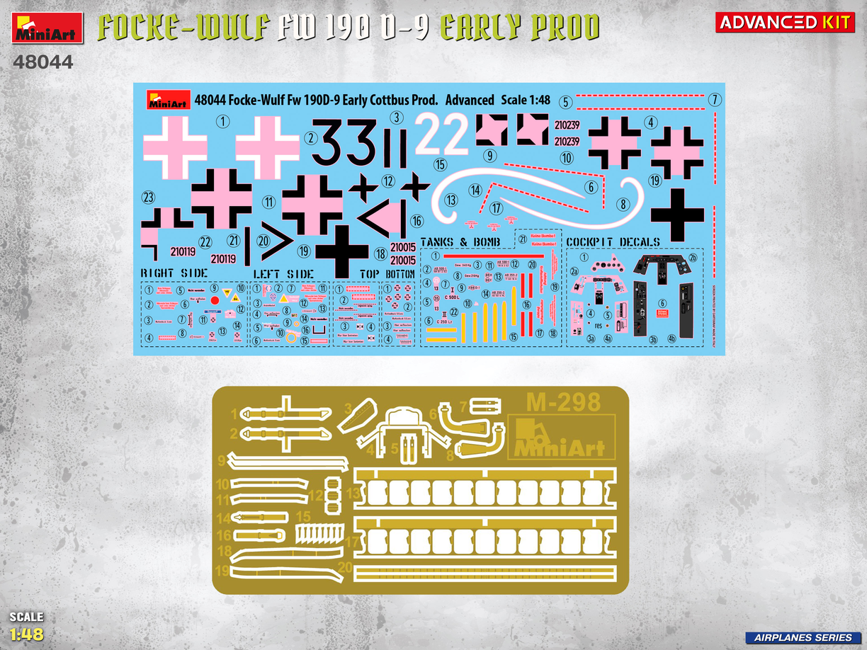 Focke-Wulf Fw 190D-9 [Early Prod.] - Advanced Kit - MINIART 1/48