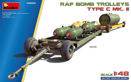 RAF Bomb Trolleys Type C Mk.II - MINIART 1/48