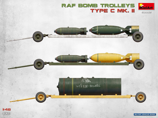 RAF Bomb Trolleys Type C Mk.II - MINIART 1/48