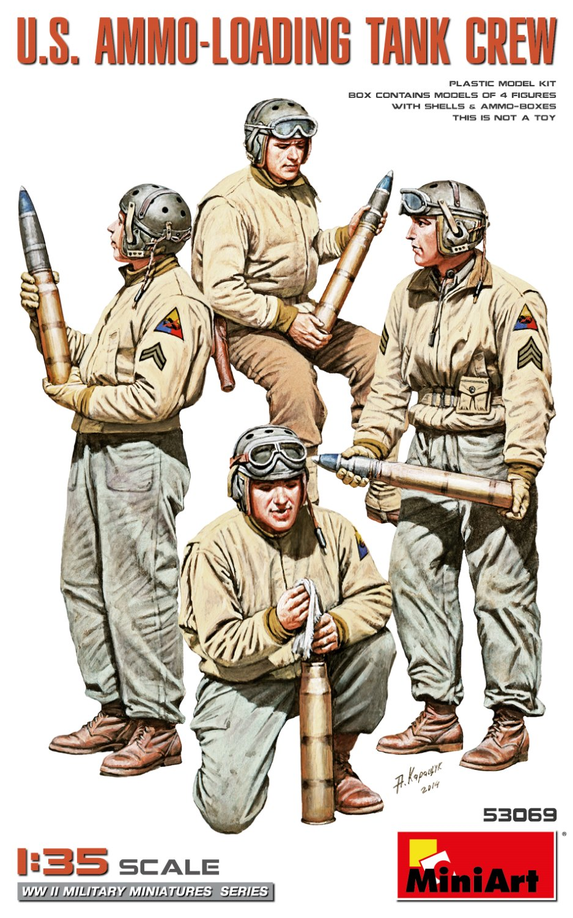 U.S. Ammo-Loading Tank Crew [2nd Edition] - MINIART 1/35