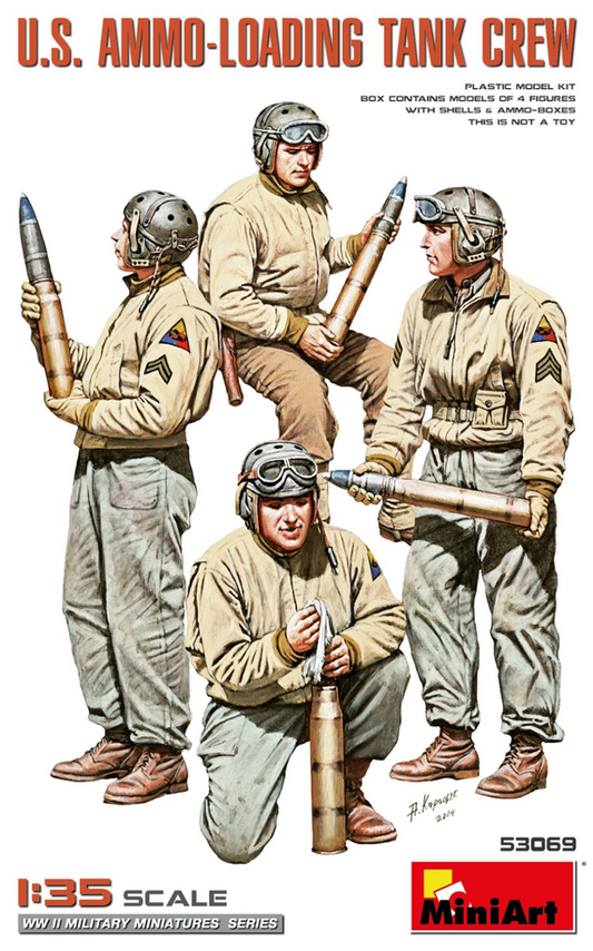 U.S. Ammo-Loading Tank Crew [2nd Edition] - MINIART 1/35