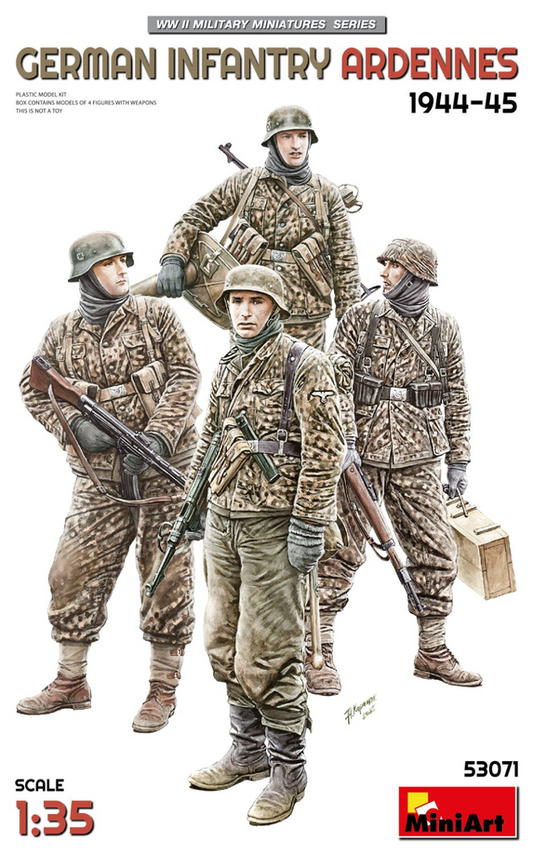 German Infantry Ardennes 1944-1945 - MINIART 1/35
