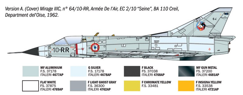 Mirage IIIC - ITALERI 1/32