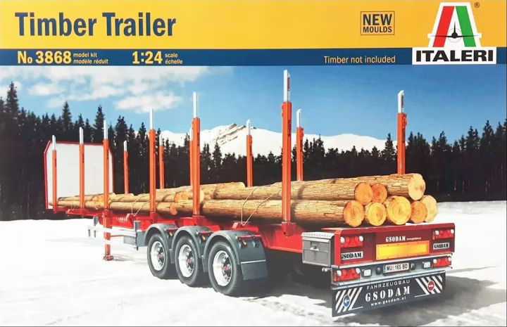 Holzauflieger Timber Trailer - ITALERI 1/24