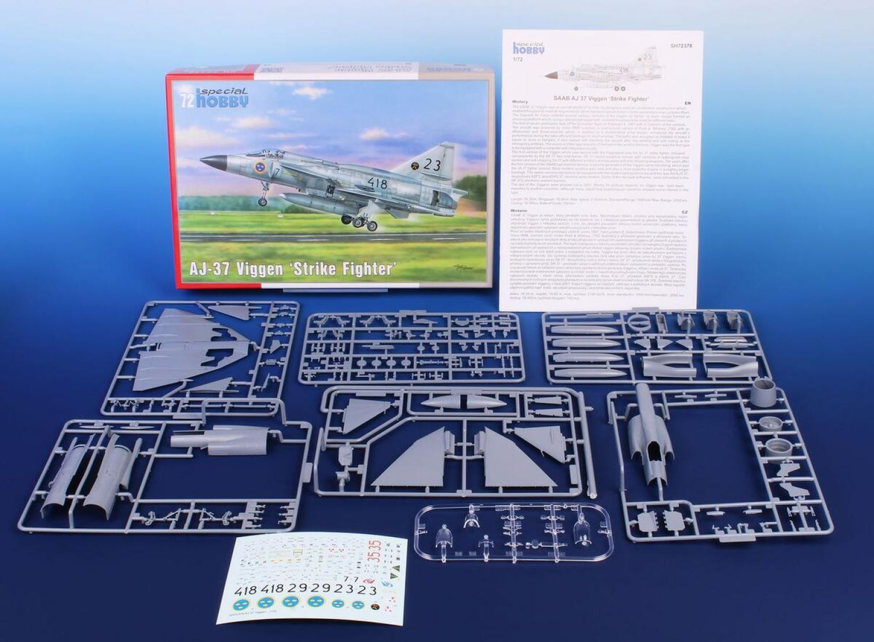 AJ-37 Viggen "Strike Fighter" - SPECIAL HOBBY 1/72