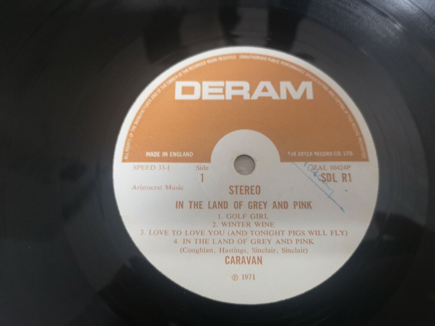 Caravan "In the Land of Grey and Pink" Orig UK 1971 VG+/VG++