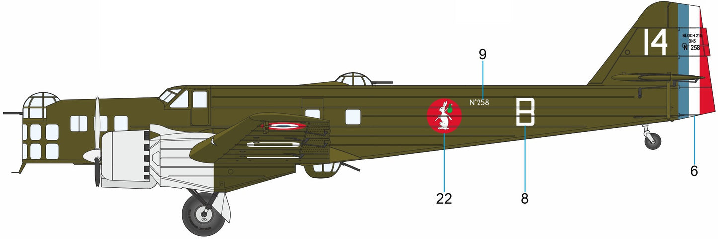 [Précommande] Bloch 210 WWII French Bomber - AZUR FRROM 1/72