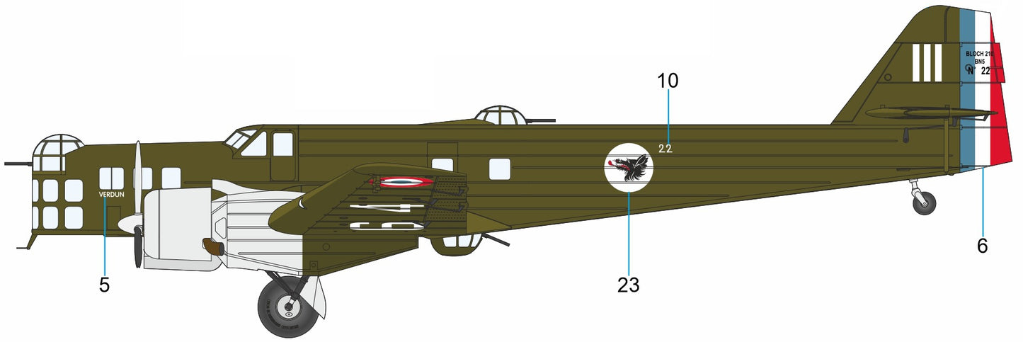 Bloch 210 WWII French Bomber - AZUR FRROM 1/72