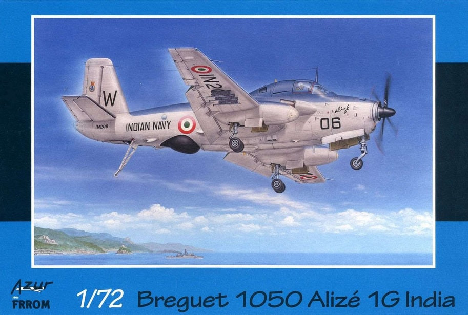 Breguet 1050 Alizé 1G India (+ déco aéronavale incluse) - AZUR FRROM 1/72